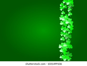 Shamrock background for Saint Patricks Day. 