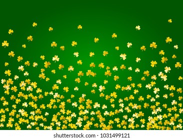 Shamrock background for Saint Patricks Day. 