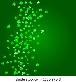 Shamrock background for Saint Patricks Day.