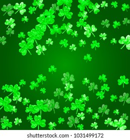 Shamrock background for Saint Patricks Day.