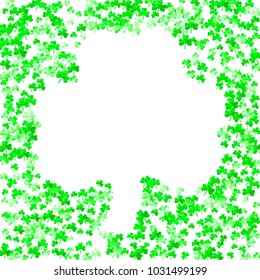 Shamrock background for Saint Patricks Day.