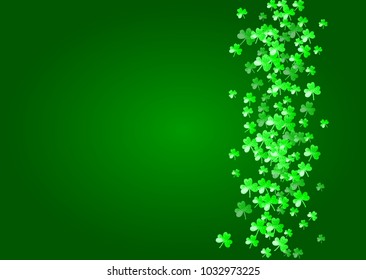 Shamrock background for Saint Patricks Day. 