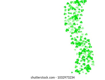 Shamrock background for Saint Patricks Day. 