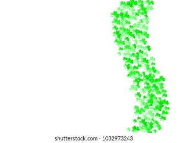 Shamrock background for Saint Patricks Day. 