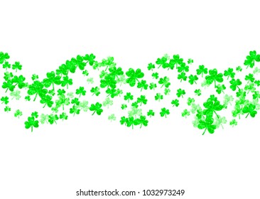 Shamrock background for Saint Patricks Day. 