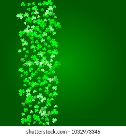 Shamrock background for Saint Patricks Day.