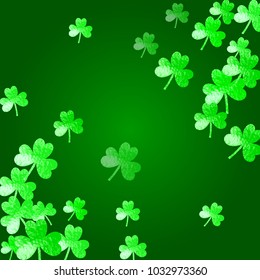 Shamrock background for Saint Patricks Day.