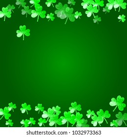 Shamrock background for Saint Patricks Day.