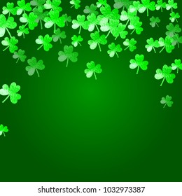 Shamrock background for Saint Patricks Day.