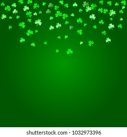 Shamrock background for Saint Patricks Day.