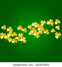 Shamrock background for Saint Patricks Day.