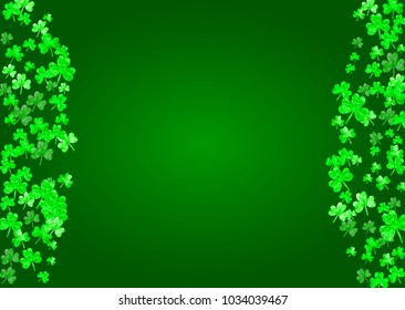 Shamrock background for Saint Patricks Day. 