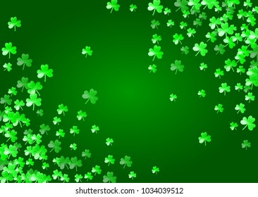 Shamrock background for Saint Patricks Day. 