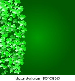Shamrock background for Saint Patricks Day.