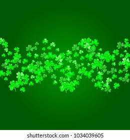 Shamrock background for Saint Patricks Day.