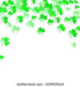 Shamrock background for Saint Patricks Day.