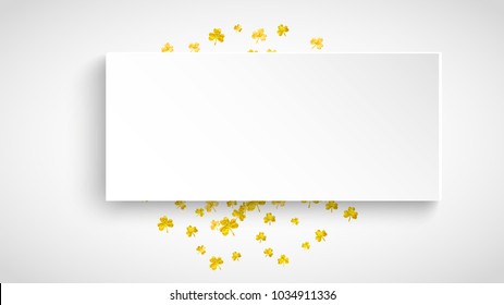 Shamrock background for Saint Patricks Day. 