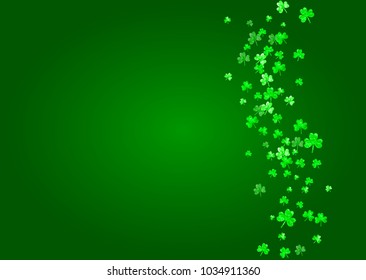 Shamrock background for Saint Patricks Day. 