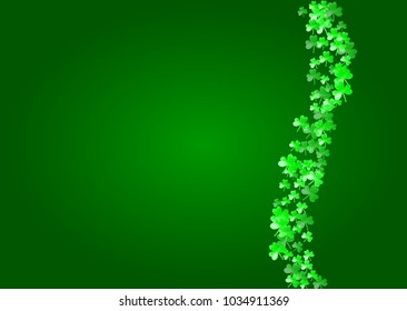 Shamrock background for Saint Patricks Day. 