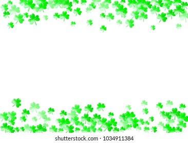 Shamrock background for Saint Patricks Day. 