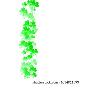 Shamrock background for Saint Patricks Day. 