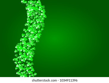 Shamrock background for Saint Patricks Day. 