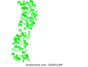 Shamrock background for Saint Patricks Day. 