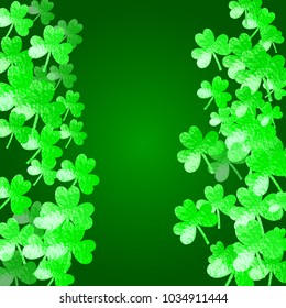 Shamrock background for Saint Patricks Day.