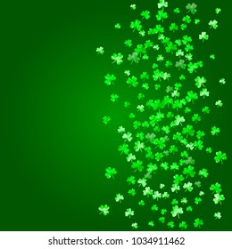 Shamrock background for Saint Patricks Day.