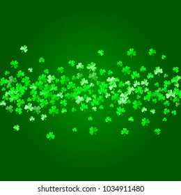 Shamrock background for Saint Patricks Day.