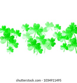 Shamrock background for Saint Patricks Day.