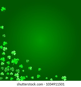 Shamrock background for Saint Patricks Day.