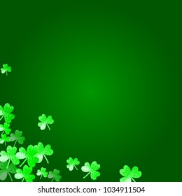 Shamrock background for Saint Patricks Day.