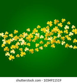 Shamrock background for Saint Patricks Day.