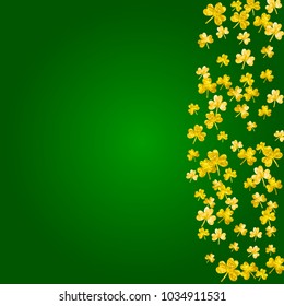 Shamrock background for Saint Patricks Day.