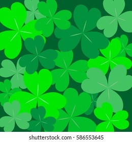 Shamrock background. Saint Patrick's Day
