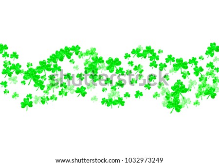 Shamrock background for Saint Patricks Day. 