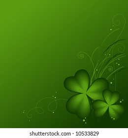 Shamrock background for St. Patrick's Day