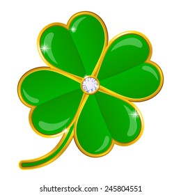 shamrock badge