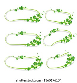 Shamrock banner design.