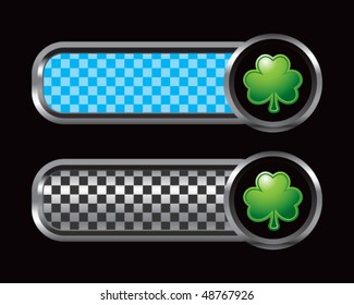 shamrock blue and black checkered tabs