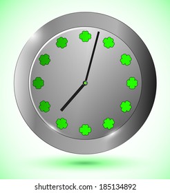 shamrock clock