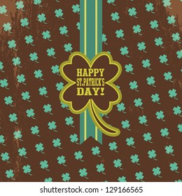 Shamrock, clover design, perfect for St. Patrick's Day. EPS10