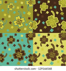 Shamrock, clover design, perfect for St. Patrick's Day. EPS8