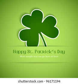 Shamrock, clover design, perfect for St. Patrick's Day. EPS10