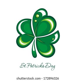 Shamrock, clover design for St. Patrick's Day