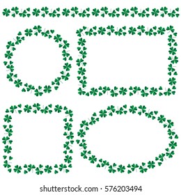 shamrock clover frames