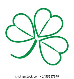 shamrock or clover icon simple design