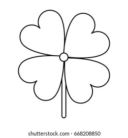 shamrock or clover leaf saint patricks day related icon image 