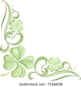 Shamrock Corner Embellishment